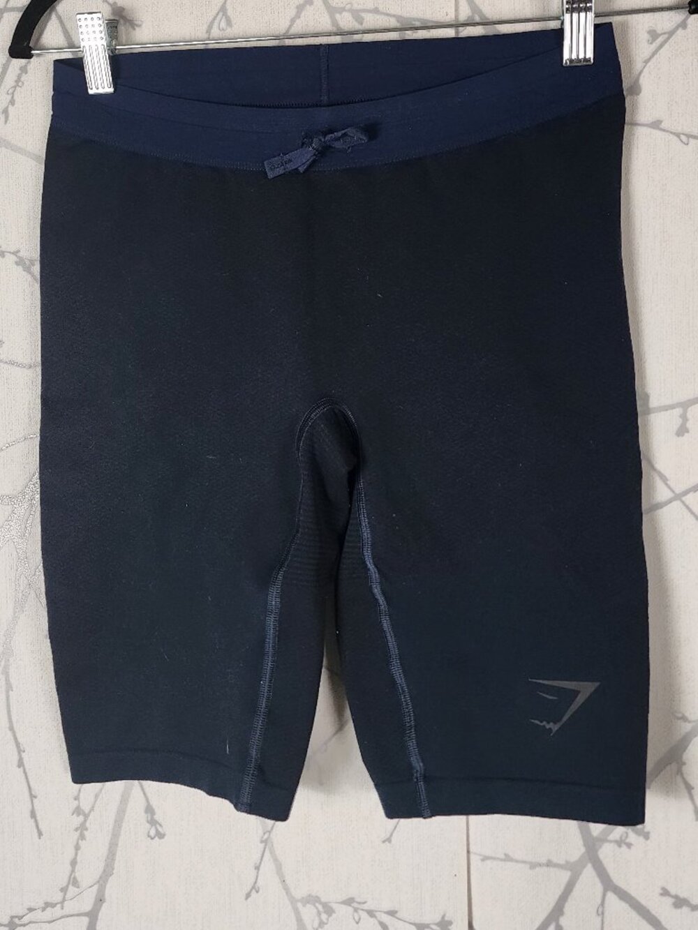 Gymshark Navy 315 1/2 Tight Baselayer Shorts